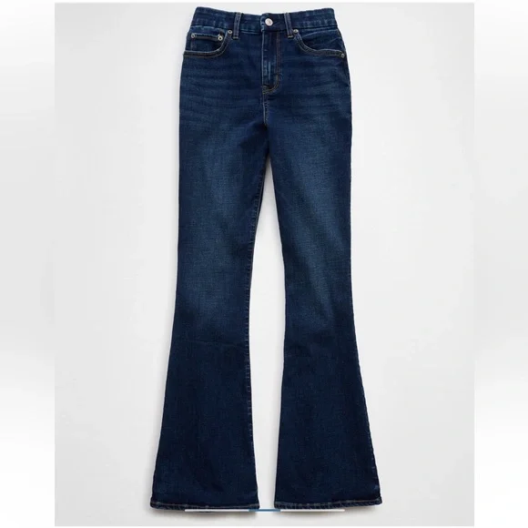 AE Next Level Curvy Super High-Waisted Flare Jean LONG - Picture 4 of 8